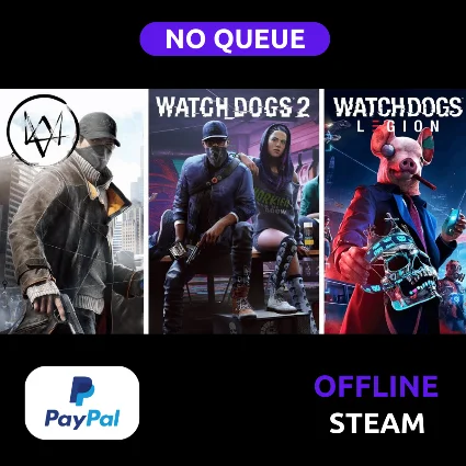 Watch Dogs 1 2 3 Legion Collection ⚡ STEAM ⚡ PAYPAL