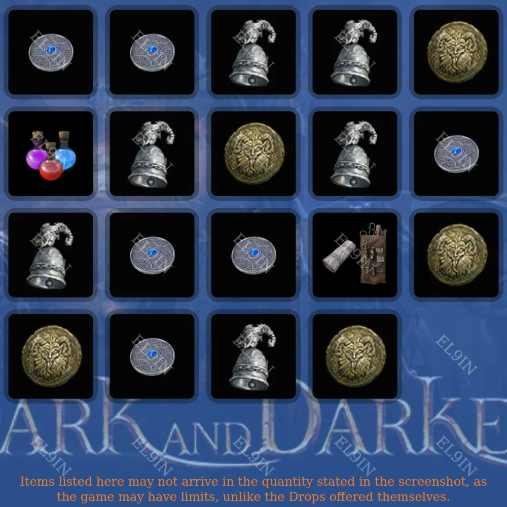 👾Dark and Darker⭐Twitch Drops⚜️19 items + 🎁