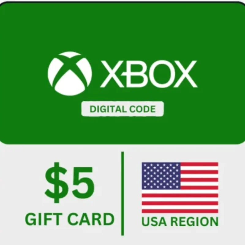 XBOX TOP-UP CARD $5 USD AUTO DELIVERY