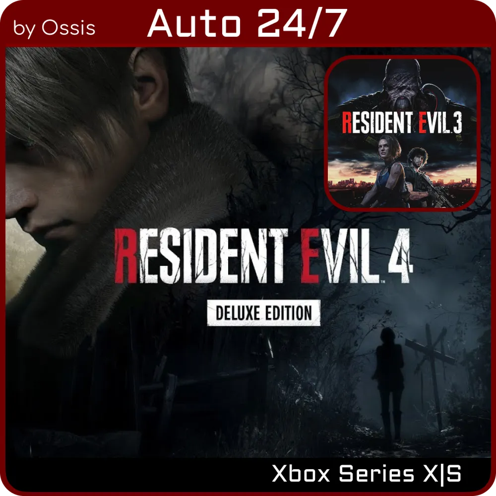 XBOX 24/7 Resident Evil 4 Remake Deluxe Resident Evil 3