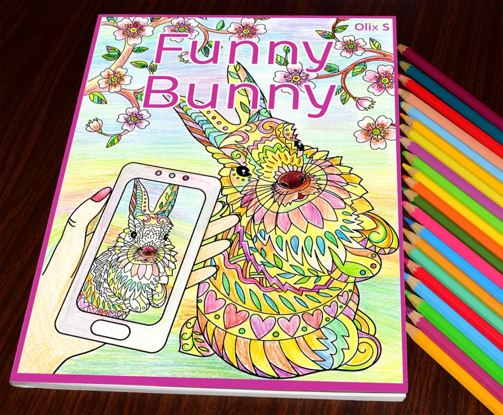 Funny Bunny Coloring pages