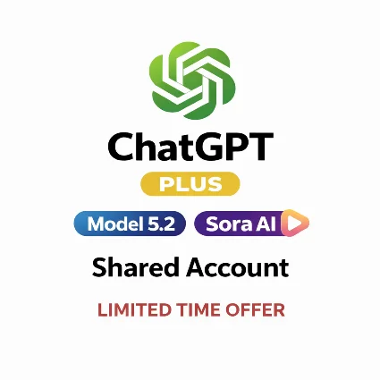 ChatGPT Plus на 1 месяц | Модель 5.2 + Sora Ai