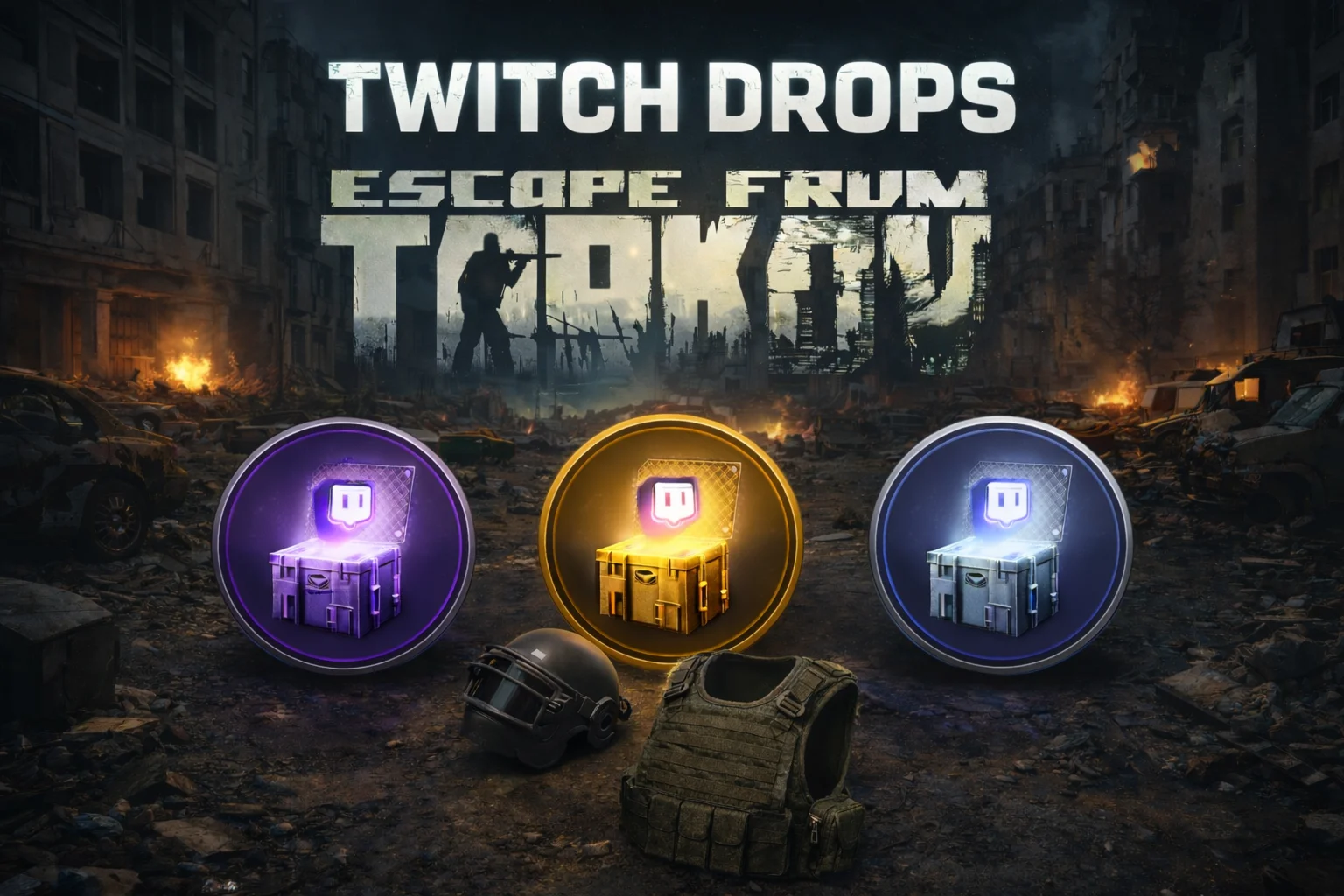 ESCAPE FROM TARKOV | TWITCH DROPS | 126 КЕЙСОВ