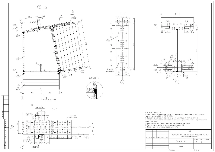 A one-storey three-span building 120x108m (DWG)