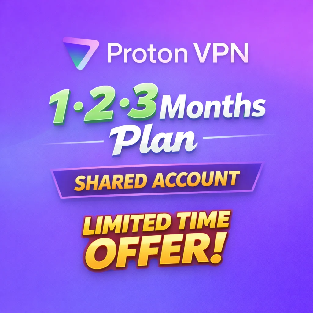 Proton VPN Plus for 1/2/3 Months
