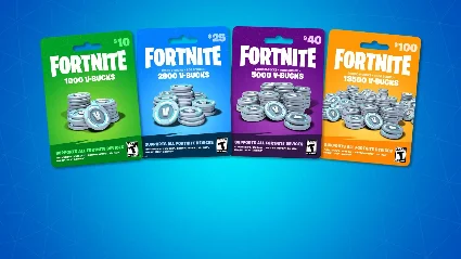 ДЛЯ ПК EPIC ФОРТНАЙТ ВБАКСЫ 1000-2800-5000-13500 VBUCKS