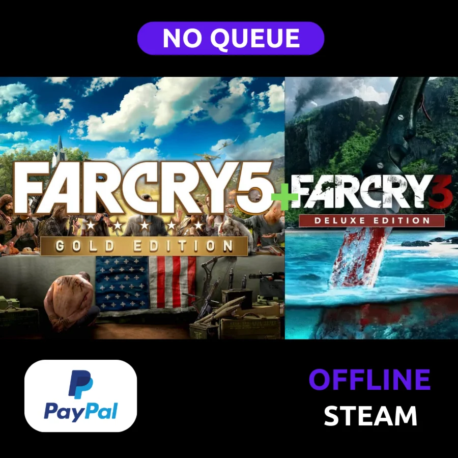 Far Cry 5 Gold Edition + Far Cry 3 | STEAM | PAYPAL