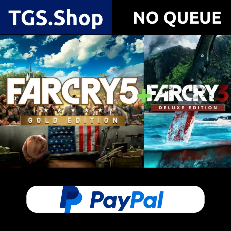 Far Cry 5 Gold Edition + Far Cry 3 | STEAM | PAYPAL
