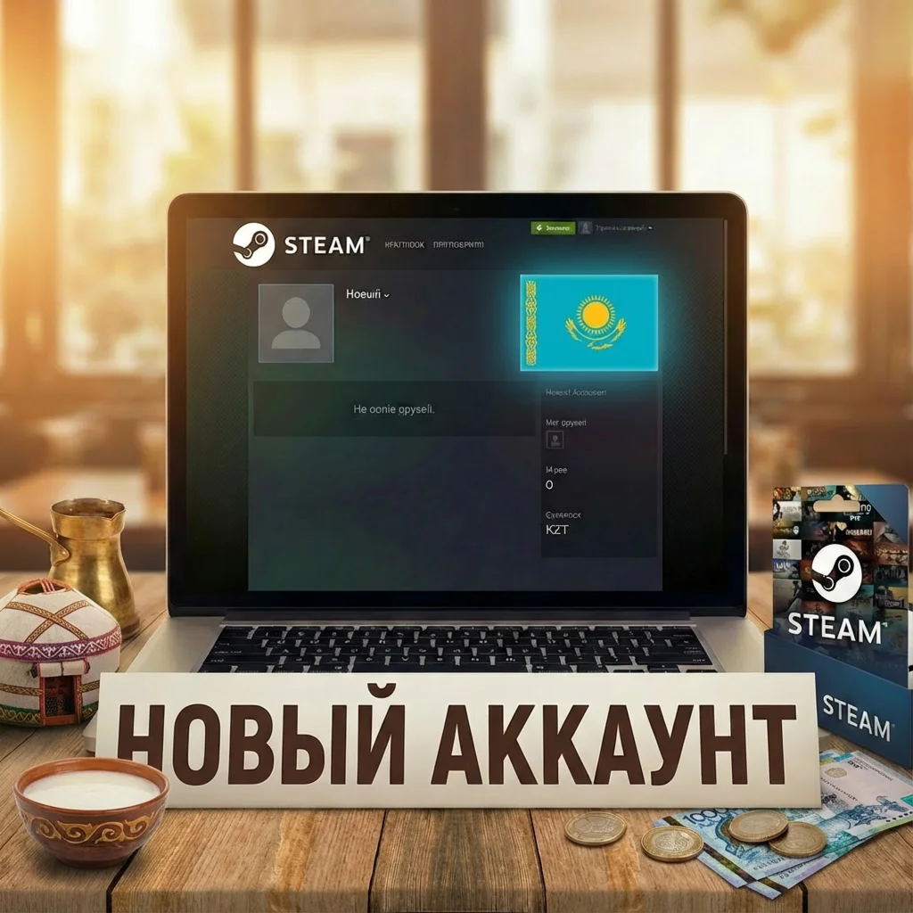 Новый Steam Аккаунт Казахстан