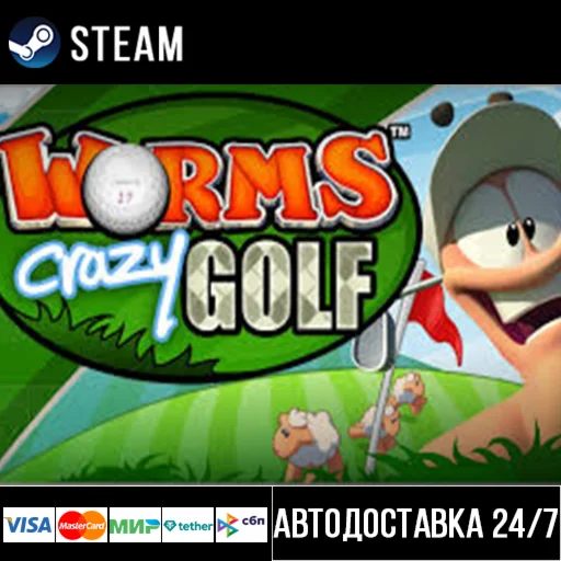 Worms Crazy Golf Steam Gift