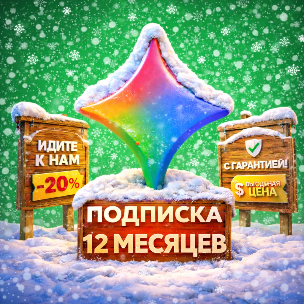 Gemini - на ваш аккаунт 6 месяцев