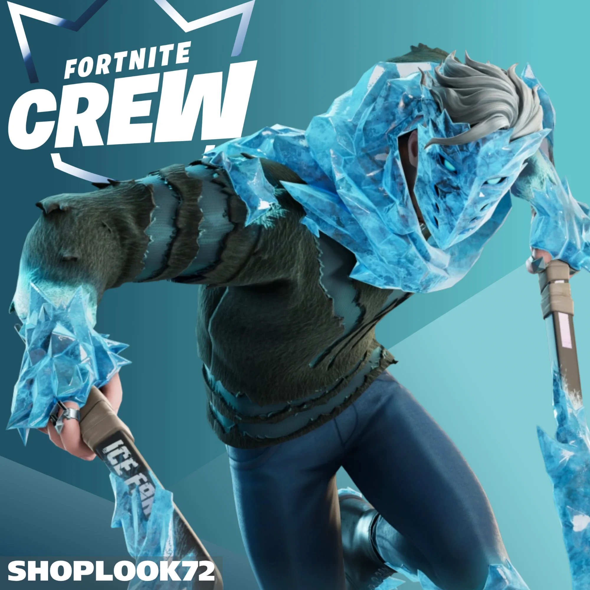 🟢FORTNITE CREW 1 МЕСЯЦ🎁 БОЕВОЙ ПРОПУСК+1000VB🟢