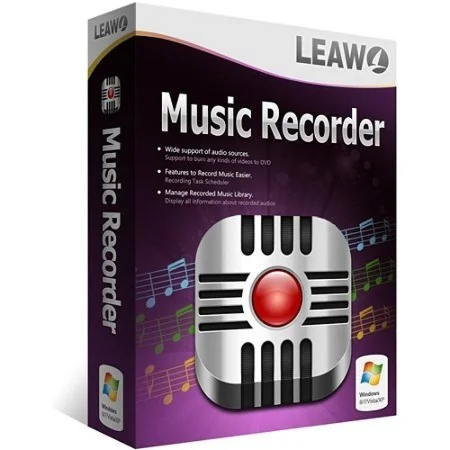 Leawo Music Recorder (Win & Mac) - 1 год