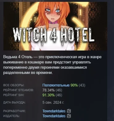 Ведьма 4 Отель АВТОДОСТАВКА STEAM РОССИЯ