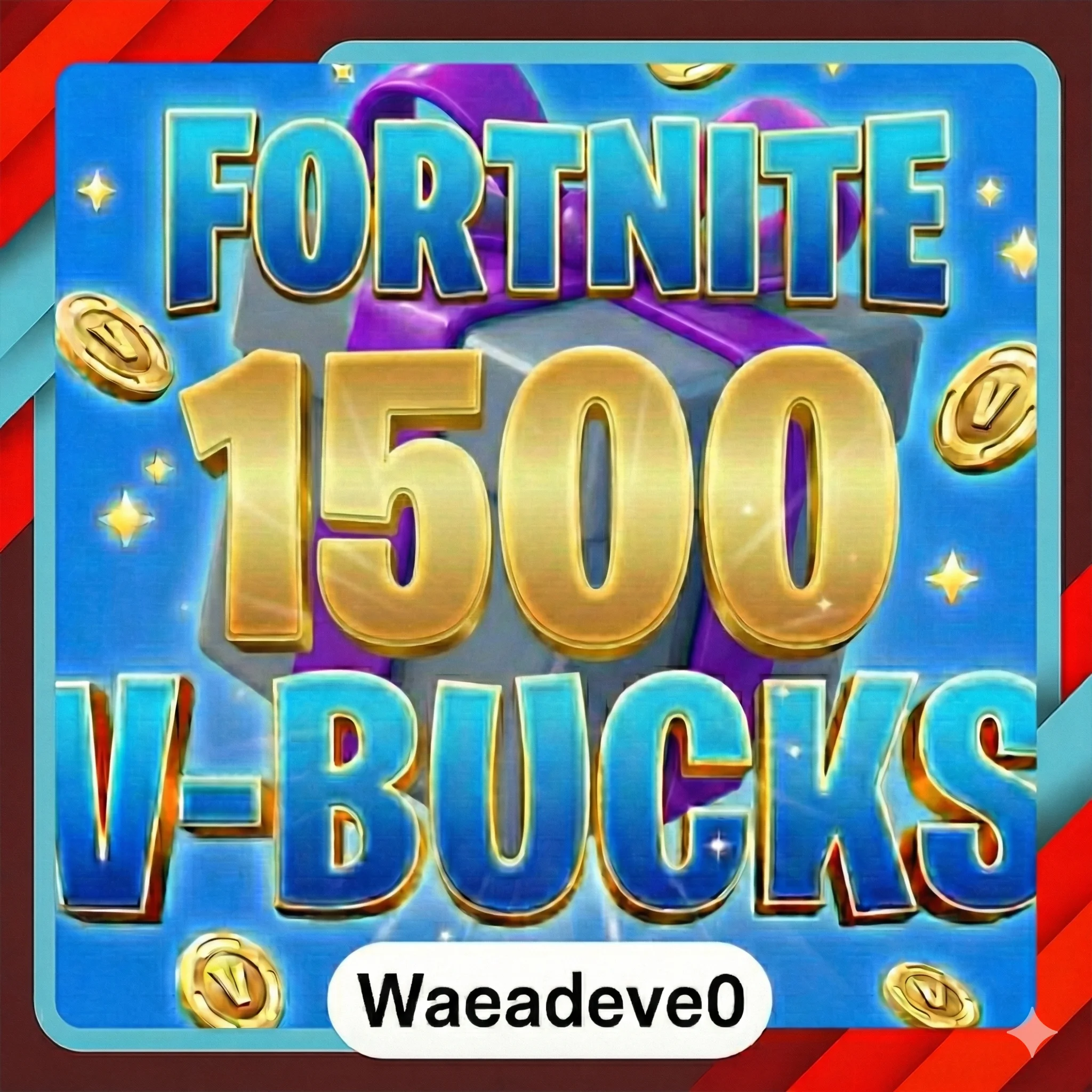 fortnite 1500v-bucks Gift In your account