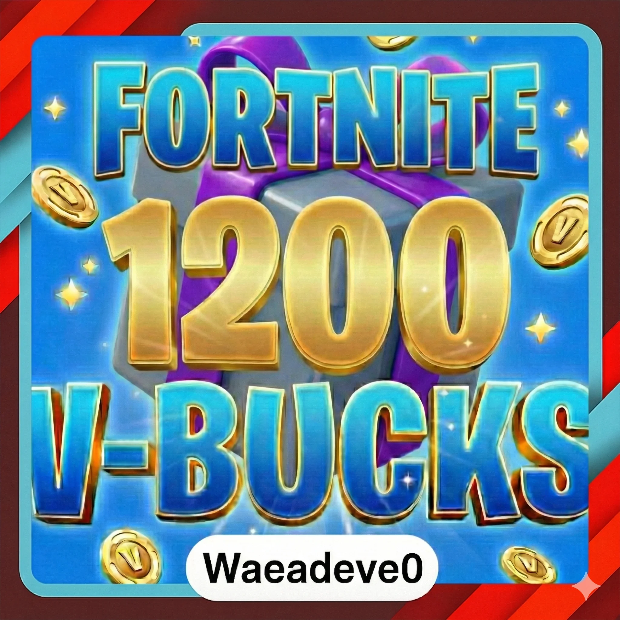 fortnite 1200v-bucks Gift In your account