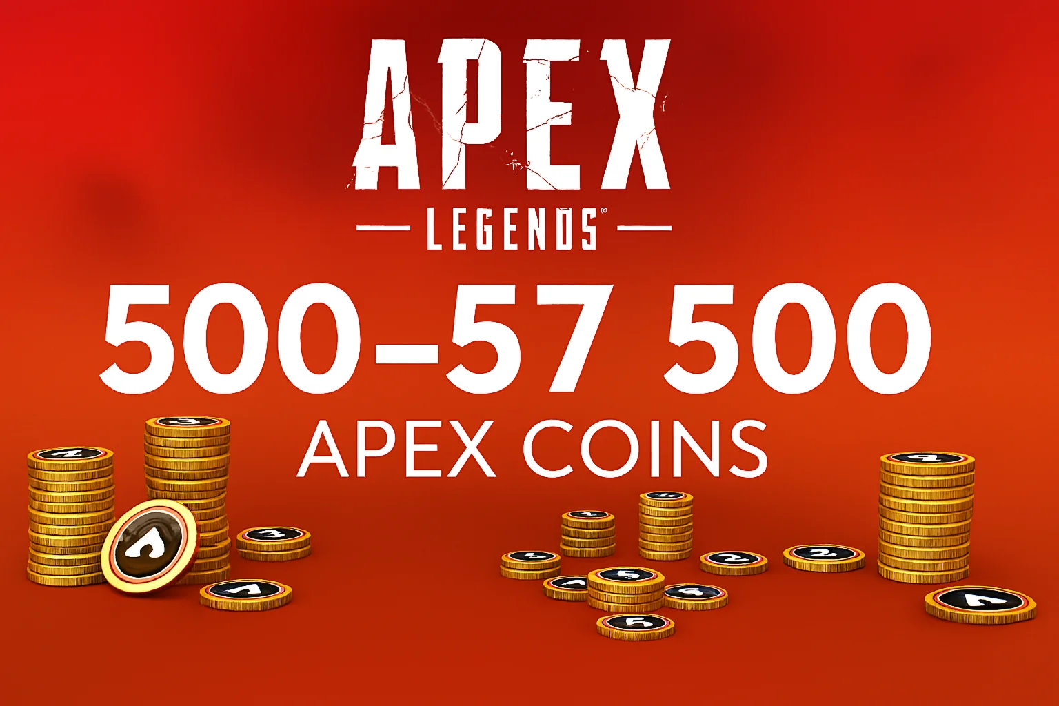 Apex coins 500- 1000-2150-4350-6700-11500x1x2x3x4x5