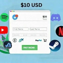 $10 ГЛОБАЛЬНАЯ КАРТА ДЛЯ ВСЕХ ОНЛАЙН-СЕРВИСОВ