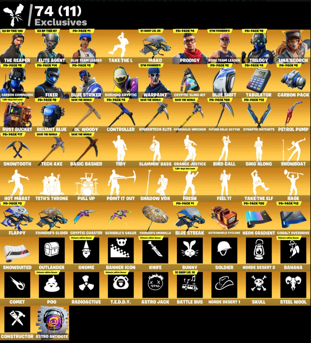 OG STW Ultimate Edition | CHANGE MAIL | The Reaper