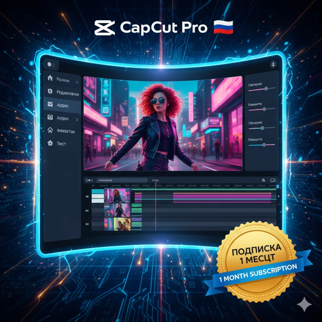 CapCut PRO. Гарантия 30 дней.