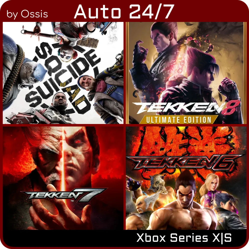 XBOX 24/7 Suicide Squad Kill Justice League Tekken 8 Ul
