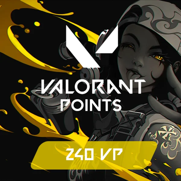 VALORANT POINTS 240 VP РОССИЯ