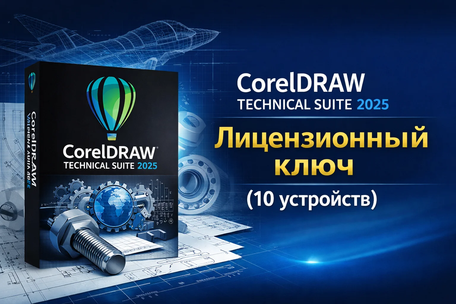 CorelDRAW Technical Suite 2025 – License Key (10 Device