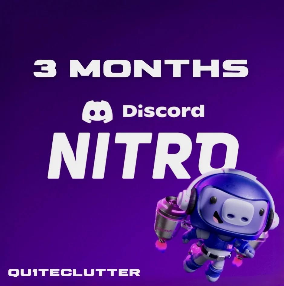 DISCORD 3 МЕСЯЦА NITRO - МГНОВЕННАЯ ДОСТАВКА
