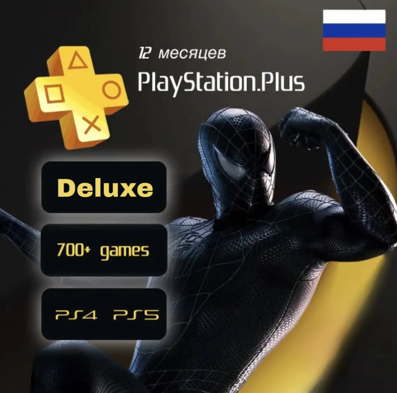 Аккаунт с PS Plus Deluxe 12 Месяцев | П3