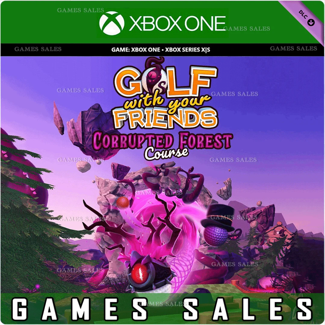 GOLF WITH YOUR FRIENDS CORRUPTED FOREST COURSEXBOX