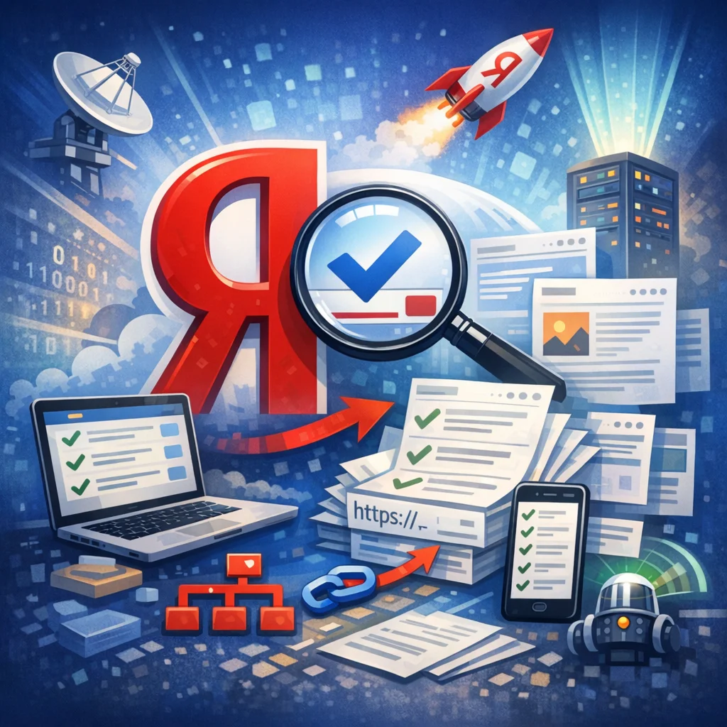 🚀 Индексация ссылок в Яндексе: списка страниц, постов