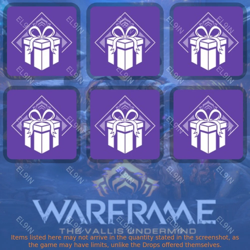 WarframeTwitch Drops6 предметов + 