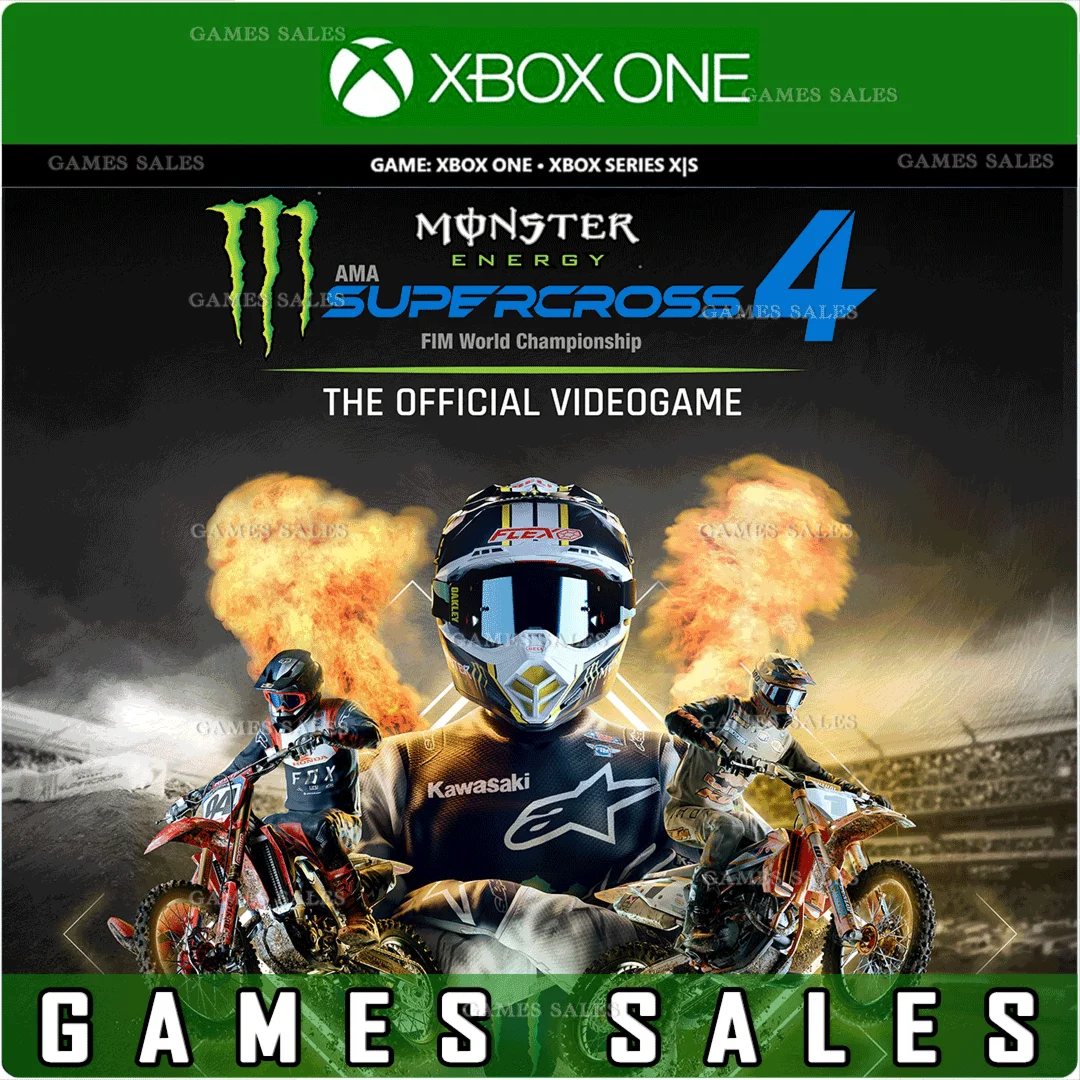 MONSTER ENERGY SUPERCROSS 4 SPECIAL EDITIONXBOXКЛЮЧ