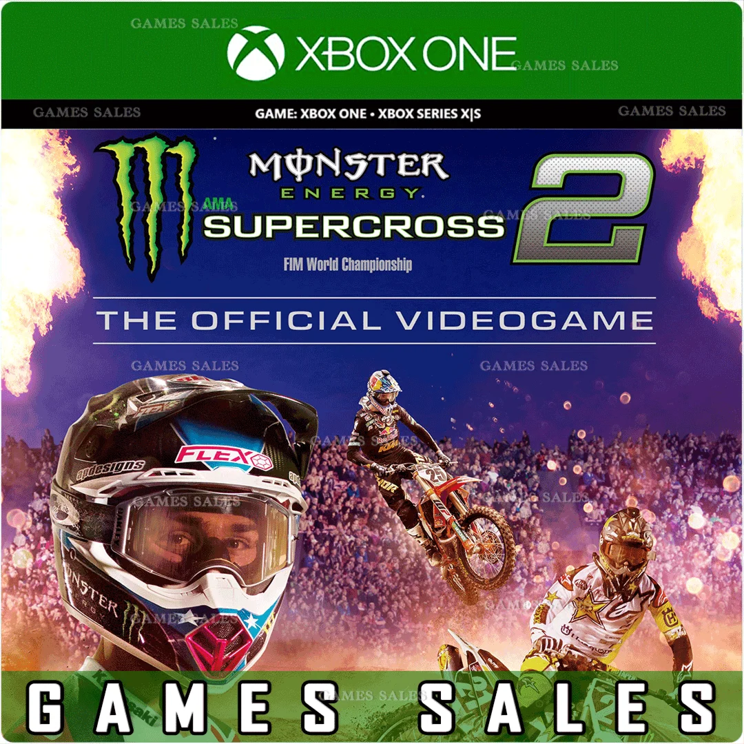 MONSTER ENERGY SUPERCROSS THE OFFICIAL VIDEOGAME 2XBOX