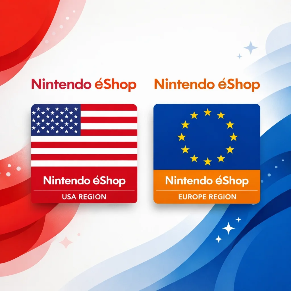 Подарочная карта Nintendo 20–50$ / 20–50€ — US, EUR