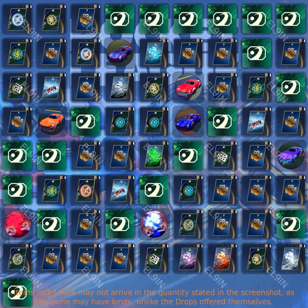 ⚡Rocket League💥Twitch Drops🎈73 предметов + 🎁