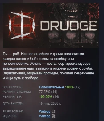 DRUDGE АВТОДОСТАВКА STEAM РОССИЯ