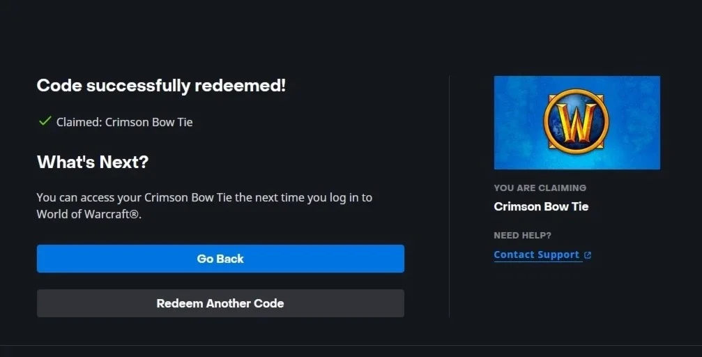 СRIMSON BOW TIE | Transmogrification | Key
