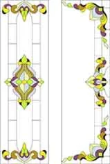 Шаблон для витража K-2009