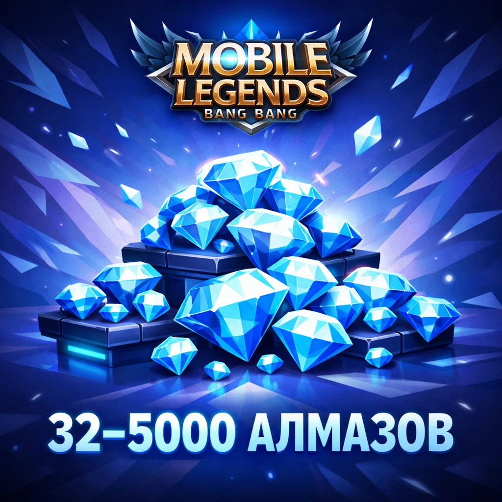 Mobile Legends пополнение 32–5000 алмазов (авто)