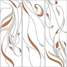 Шаблон для витража A-3003