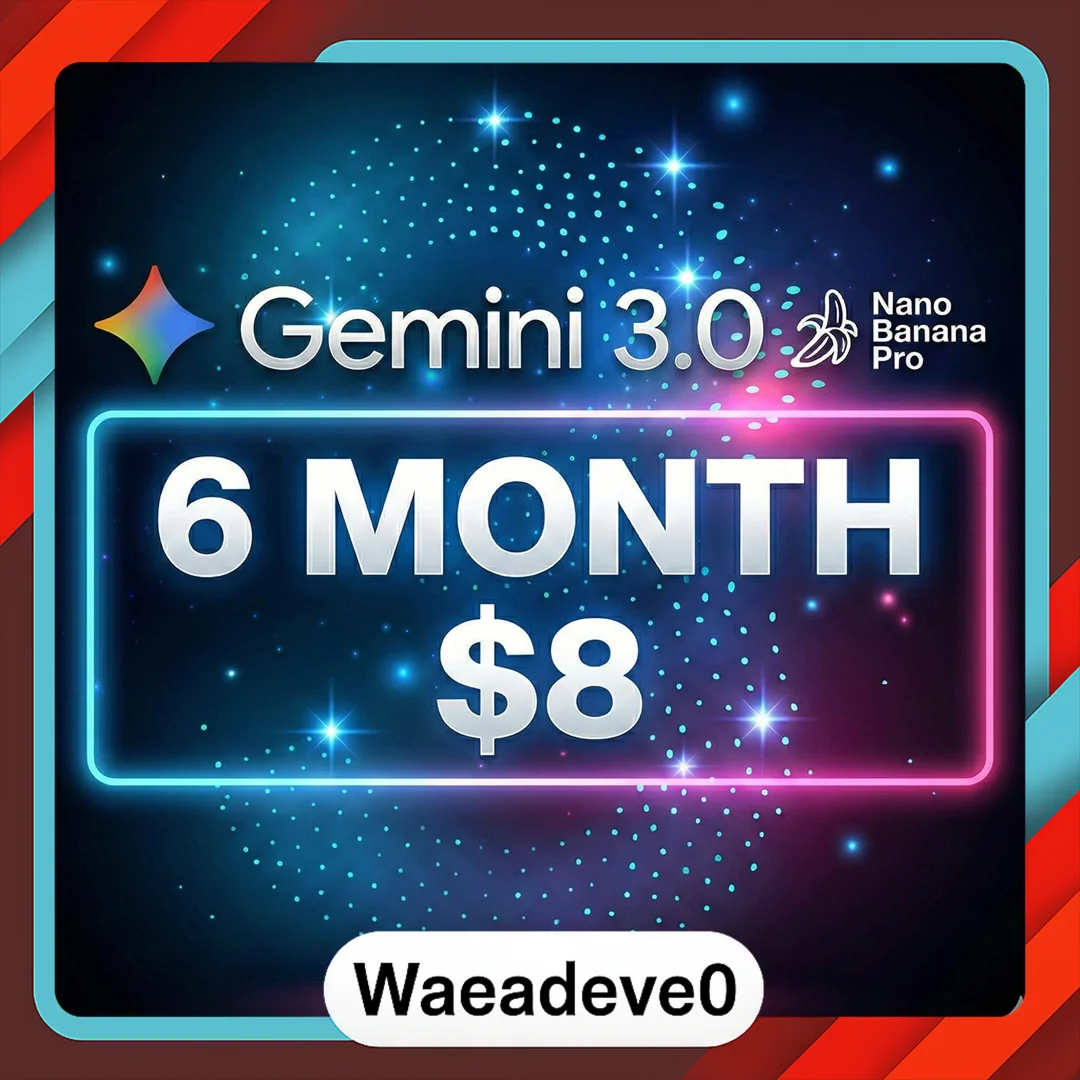 Покупка Google Gemini AI на 6 месяцев через ваш аккаунт