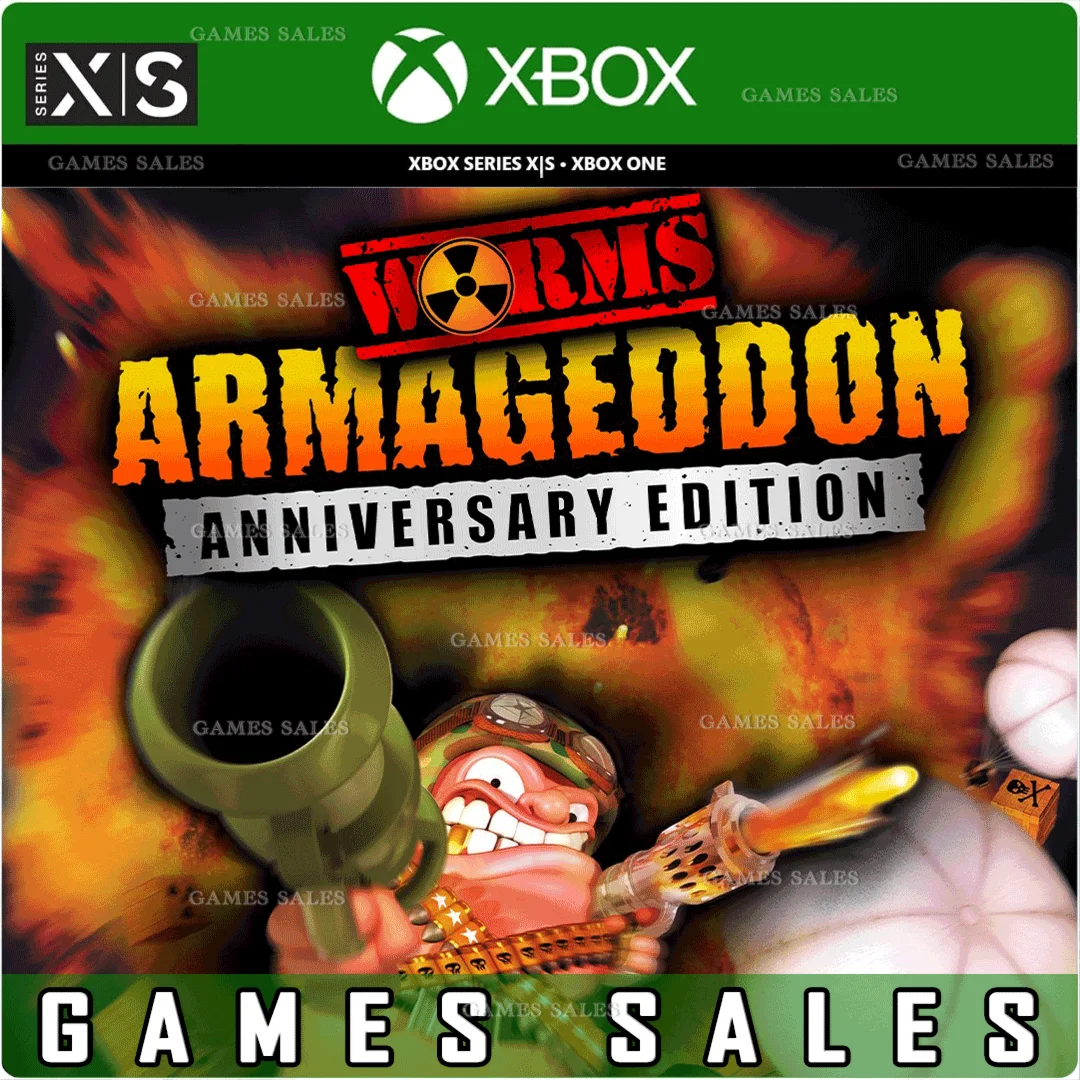 WORMS ARMAGEDDON: ANNIVERSARY EDITION❤️XBOX ONE|XS🔑KEY