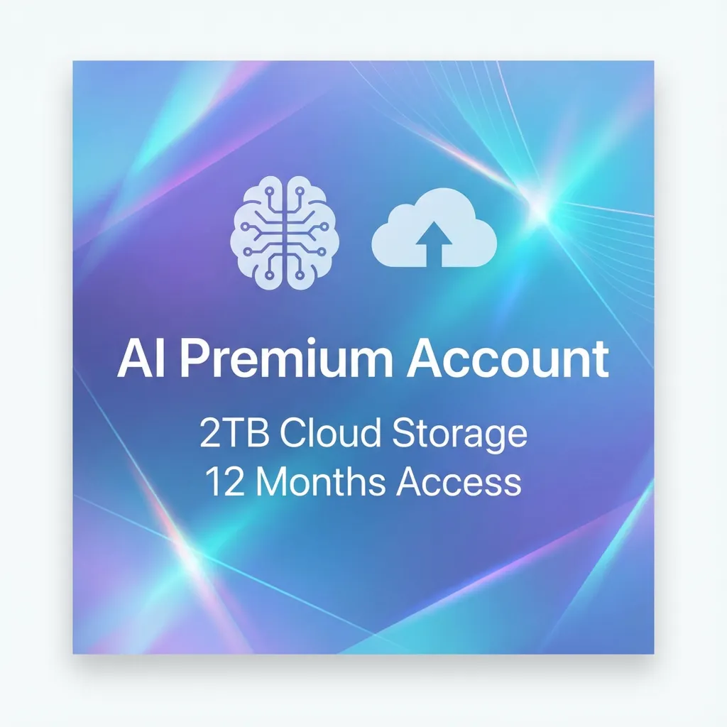 AI Premium Account + 2TB Cloud Storage | 12 Months