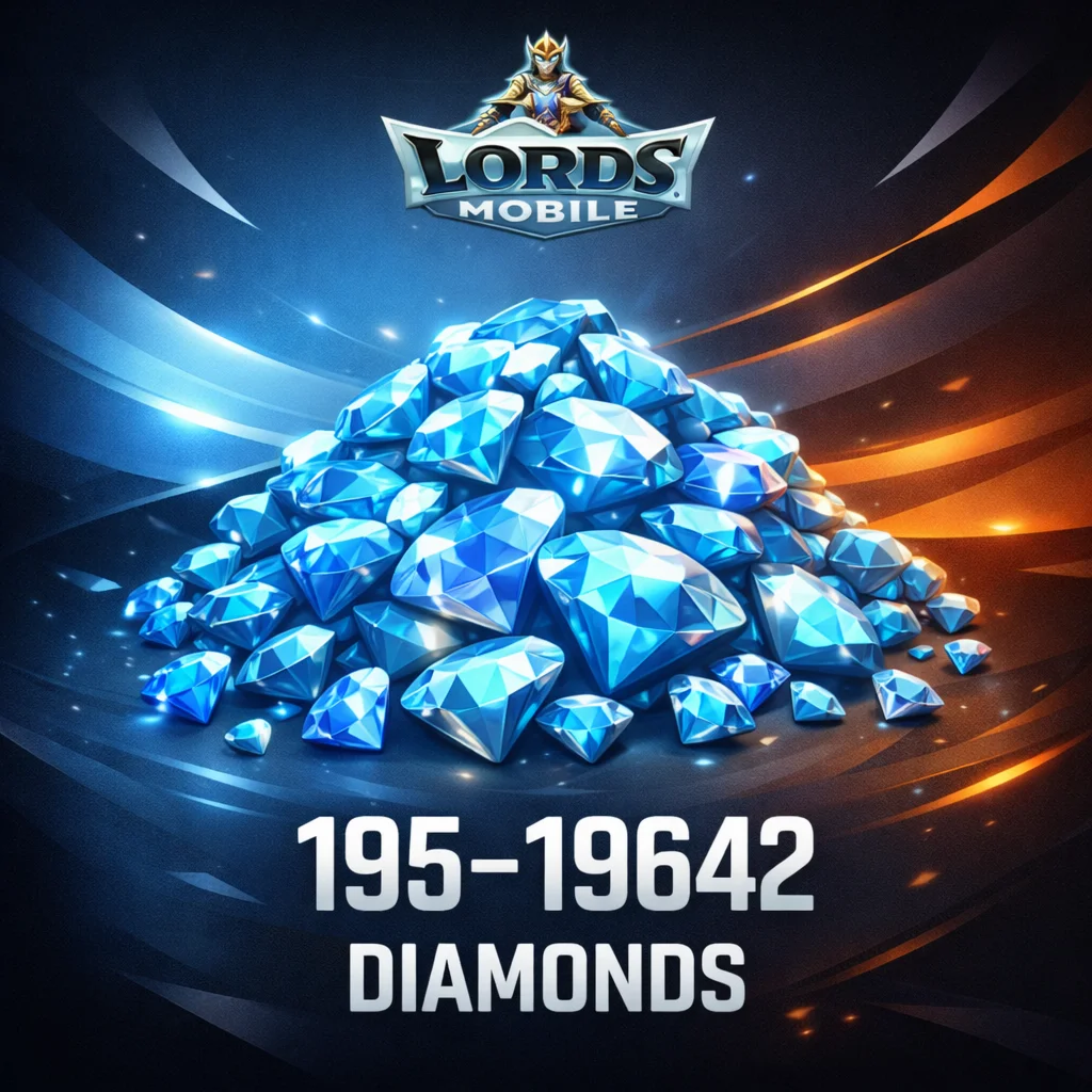 Пополнение Lords Mobile 195–19 642 Diamonds по UID