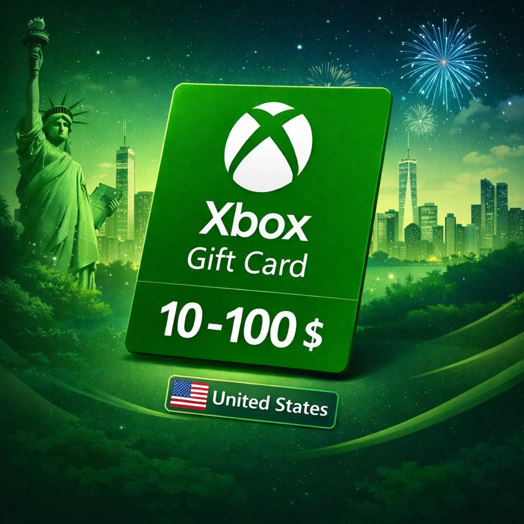 Подарочная карта Xbox (США) 10–100$ — код