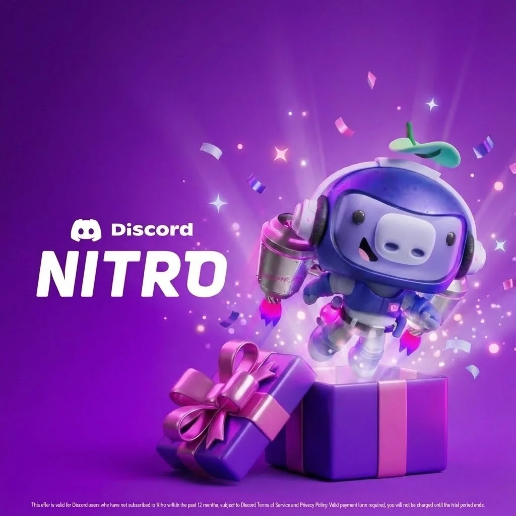 🎮 Discord Nitro – 3Months Trial