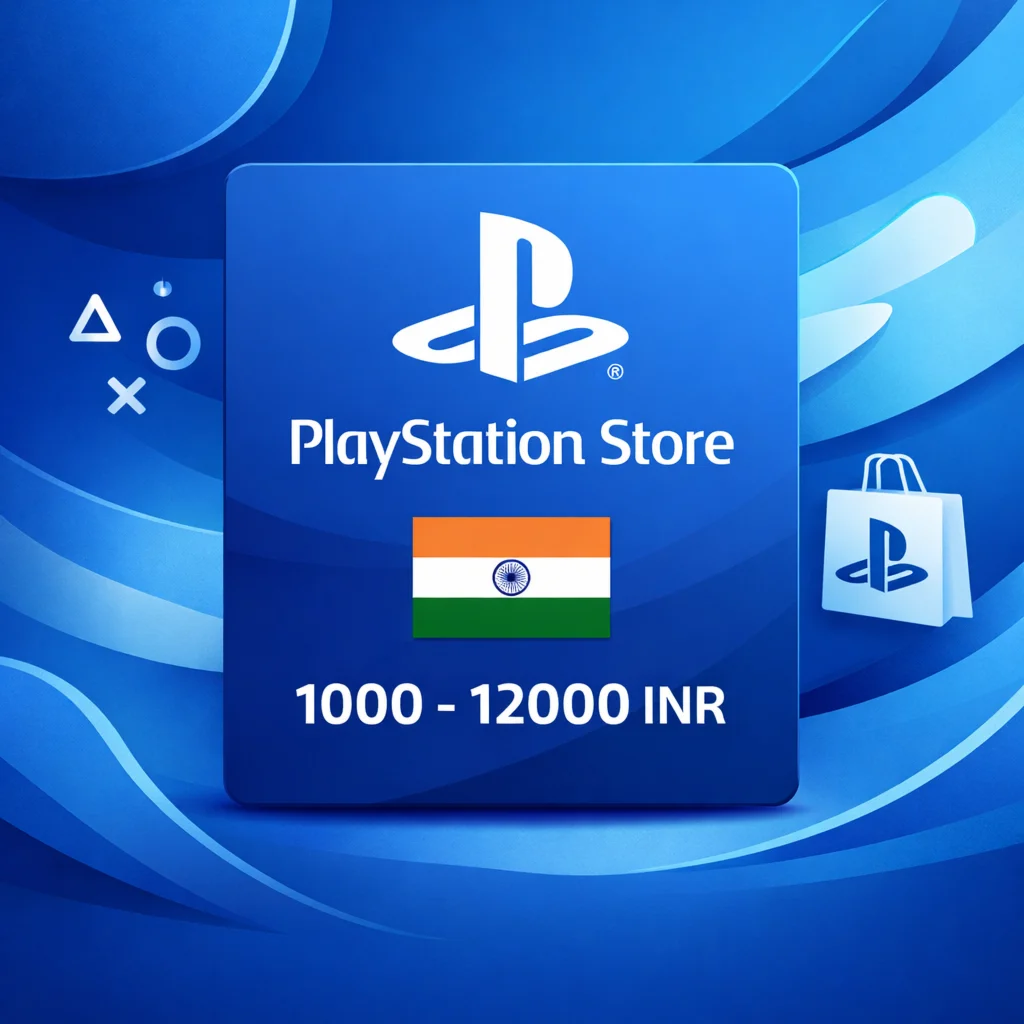 Подарочная карта PSN 1000–12000 INR - Индия