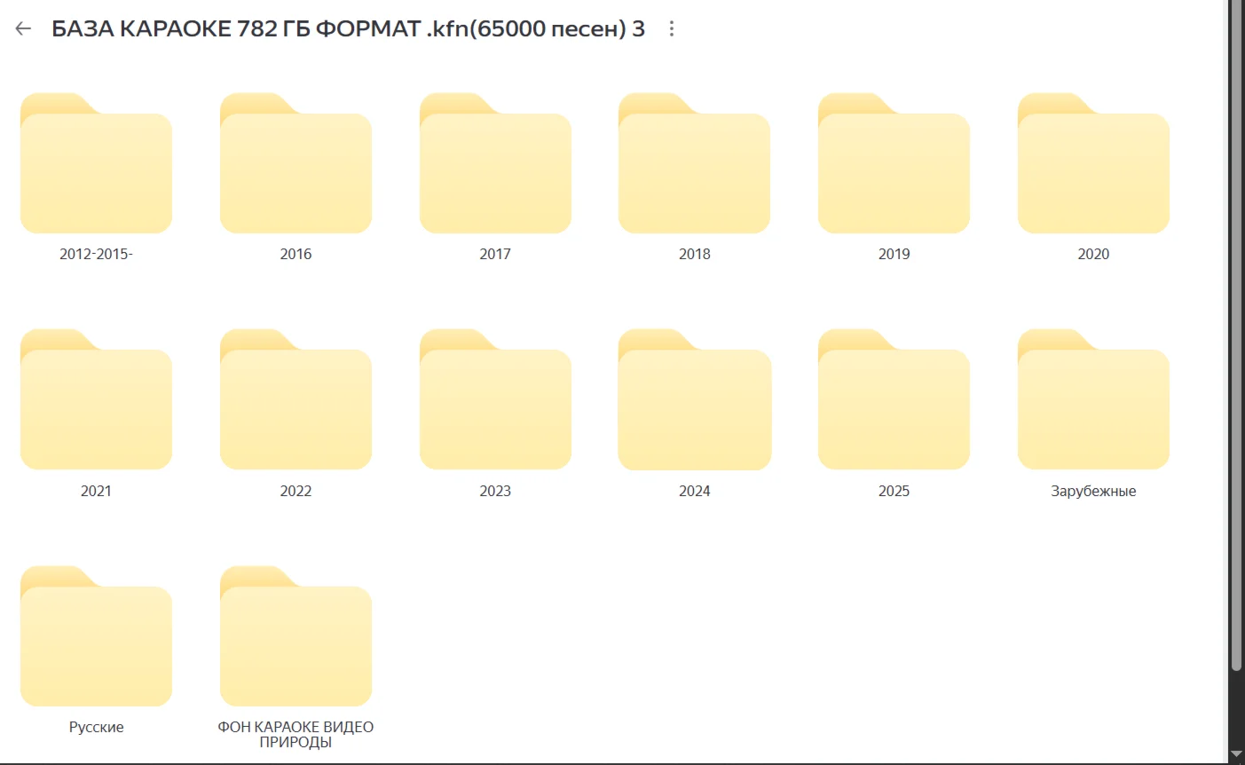 Karaoke Song Database 2026