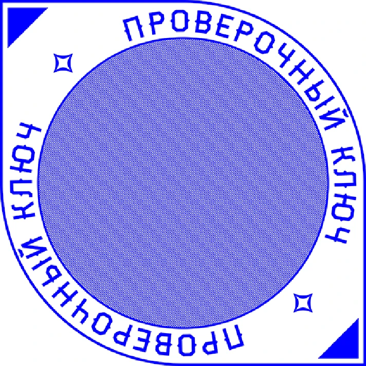 Stamp of Notary with a multilevel protection